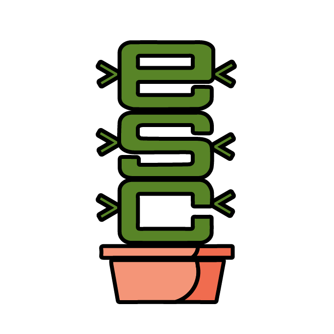 Emotional Support Cactus Logo